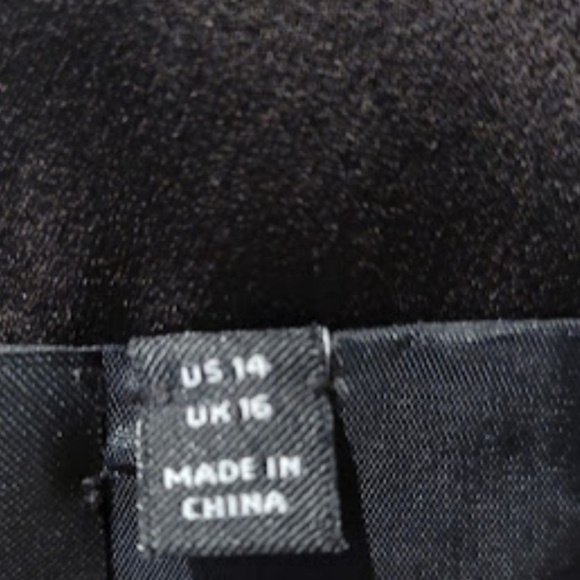 CARLISLE BLACK SATIN LAPEL BLAZER SIZE 14 NWOT - Picture 6 of 6